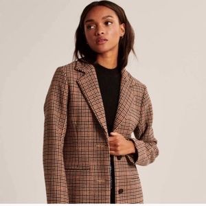 Houndstooth brown jacket